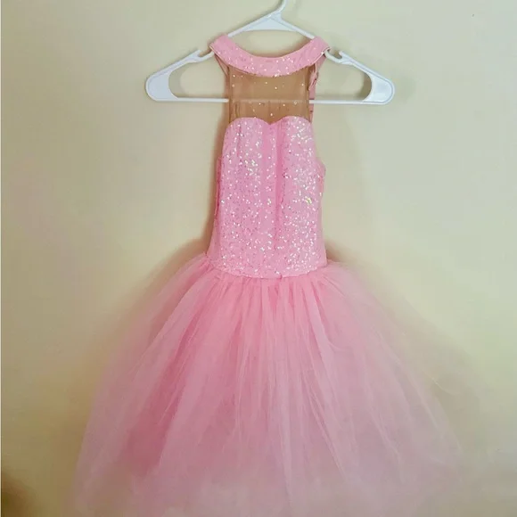 Pink Sequin Tutu Dress for Kids - Picture 2 of 4